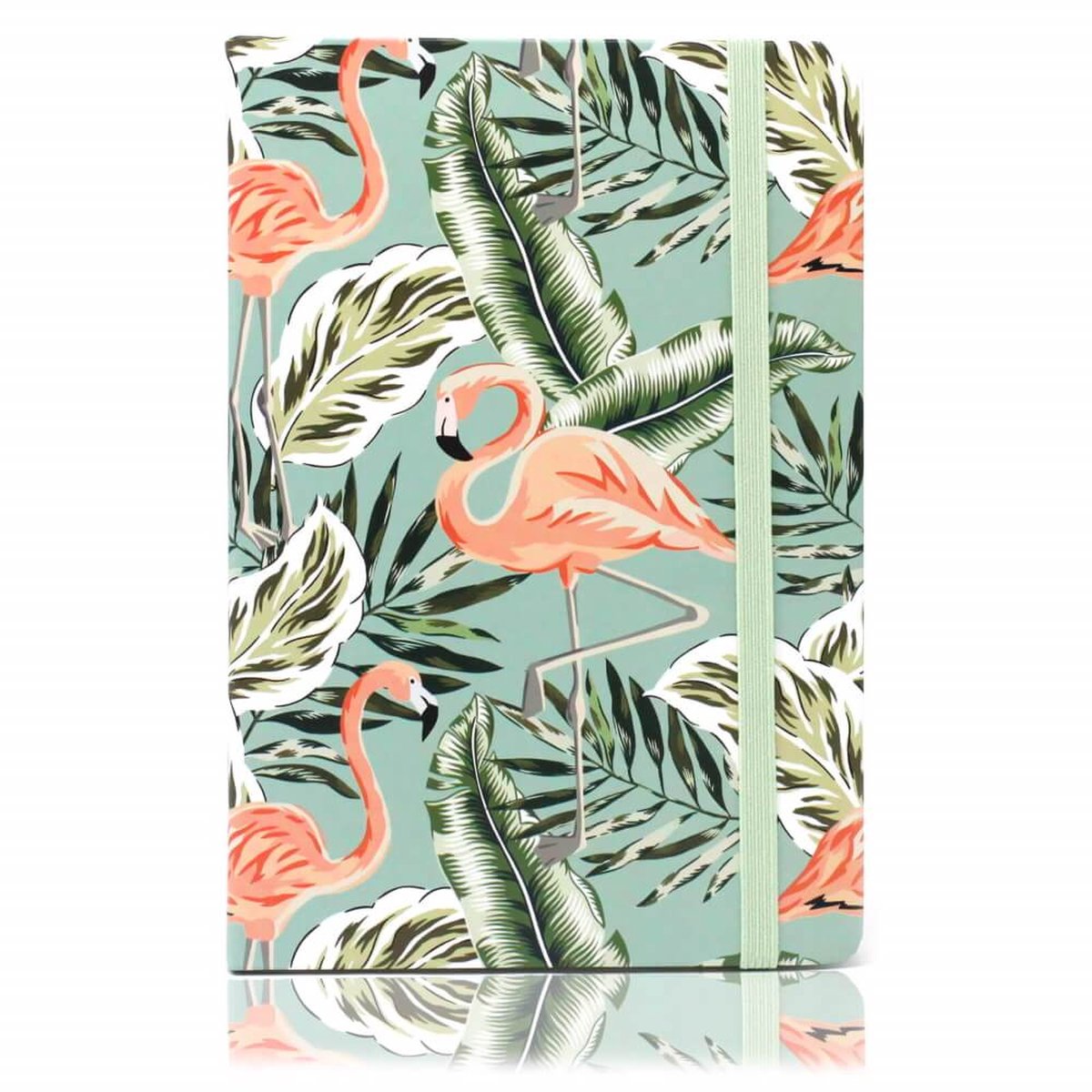 A5 Notitieboekje - Vintage Tropical - Flamingo
