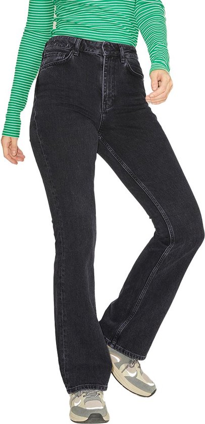 Jack & Jones Turin Bootcut Jeans Met Hoge Taille - Dames - Black Denim -  W26 X L30 | bol