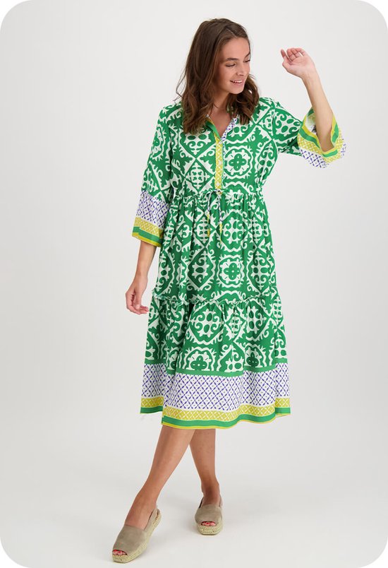 Groene Jurk van Je m appelle Dames Maat 36 38 3 maten beschikbaar bol