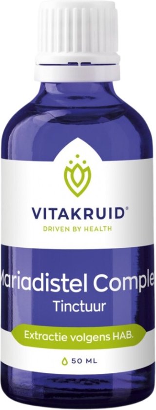 Foto: Vitakruid mariadistel complex tinctuur voedingssupplement 50 ml