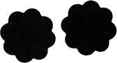 Tepelstickers - Zwart - ⌀6cm - Bloemvorm - 1 paar - Kant - Sexy - Nipple Covers - Tepelplakkers - Tepelbedekkers