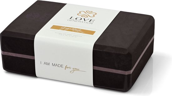 Love Generation - Foam Yogablok - Blessed Black van Love Generation — afbeelding 2