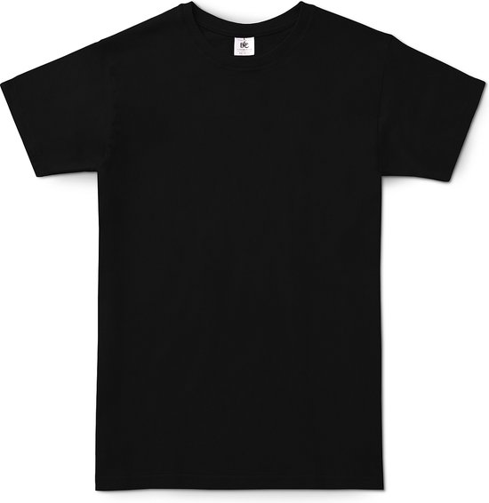 B&C Exact 150 T-shirt pour homme - Noir - Extra Small - Manches courtes