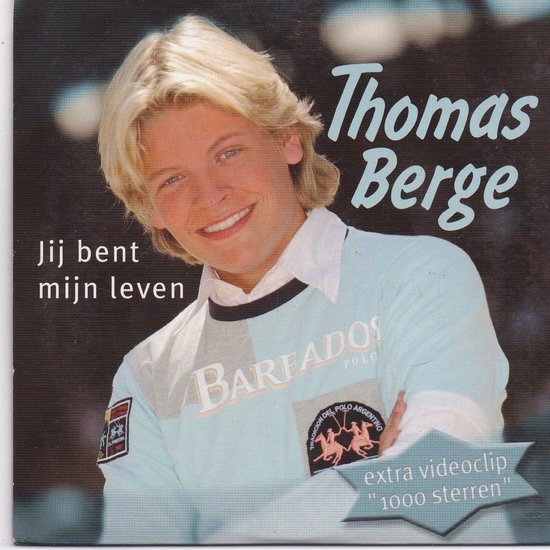 Thomas Berge Jij Bent Mijn Leven 3 Track Cdsingle Thomas Berge Muziek Bol