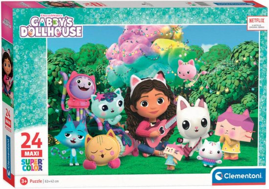 Clementoni - Maxi Puzzel - Gabby's Dollhouse 1 - 24 Stukjes - Puzzel ...