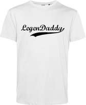 T-shirt Legendaddy | Vaderdag | Vaderdag cadeau met tekst | Vaderdag cadeau | Wit | maat 4XL