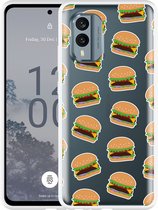 Cazy Hoesje geschikt voor Nokia X30 Burgers