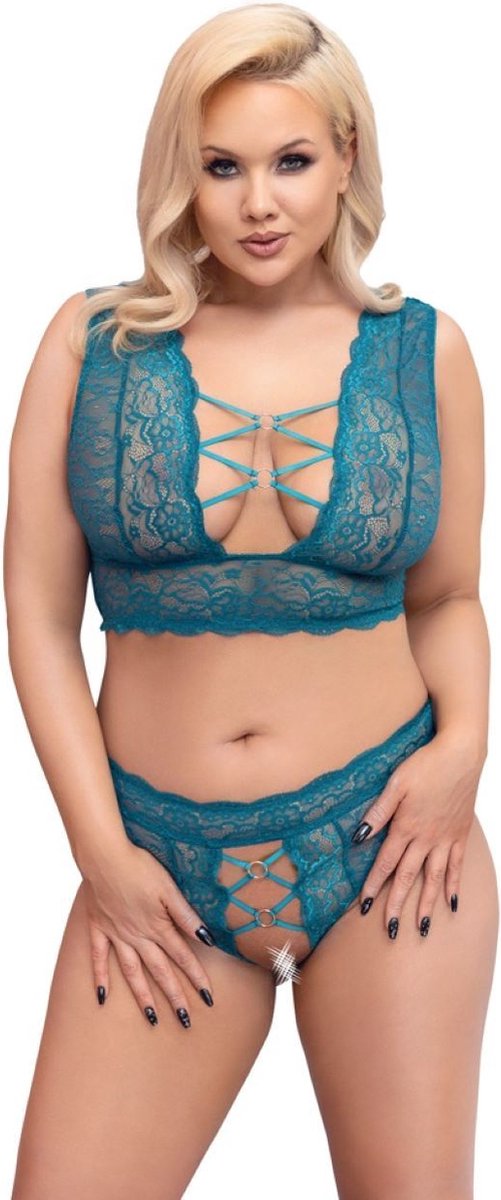 Goedkoopste BH Set - Groenblauw