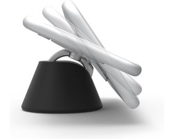 iRing Dock - Telefoonhouder auto - 360 graden rotatie - GSM houder Auto - 180 graden kantelfunctie - Mat Zwart