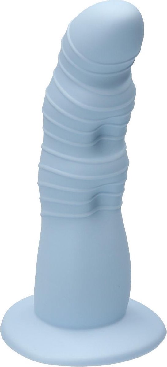 Goedkoopste Ylva & Dite - Rhea - Siliconen Dildo met zuignap - Made in Holland - Pastel Blauw