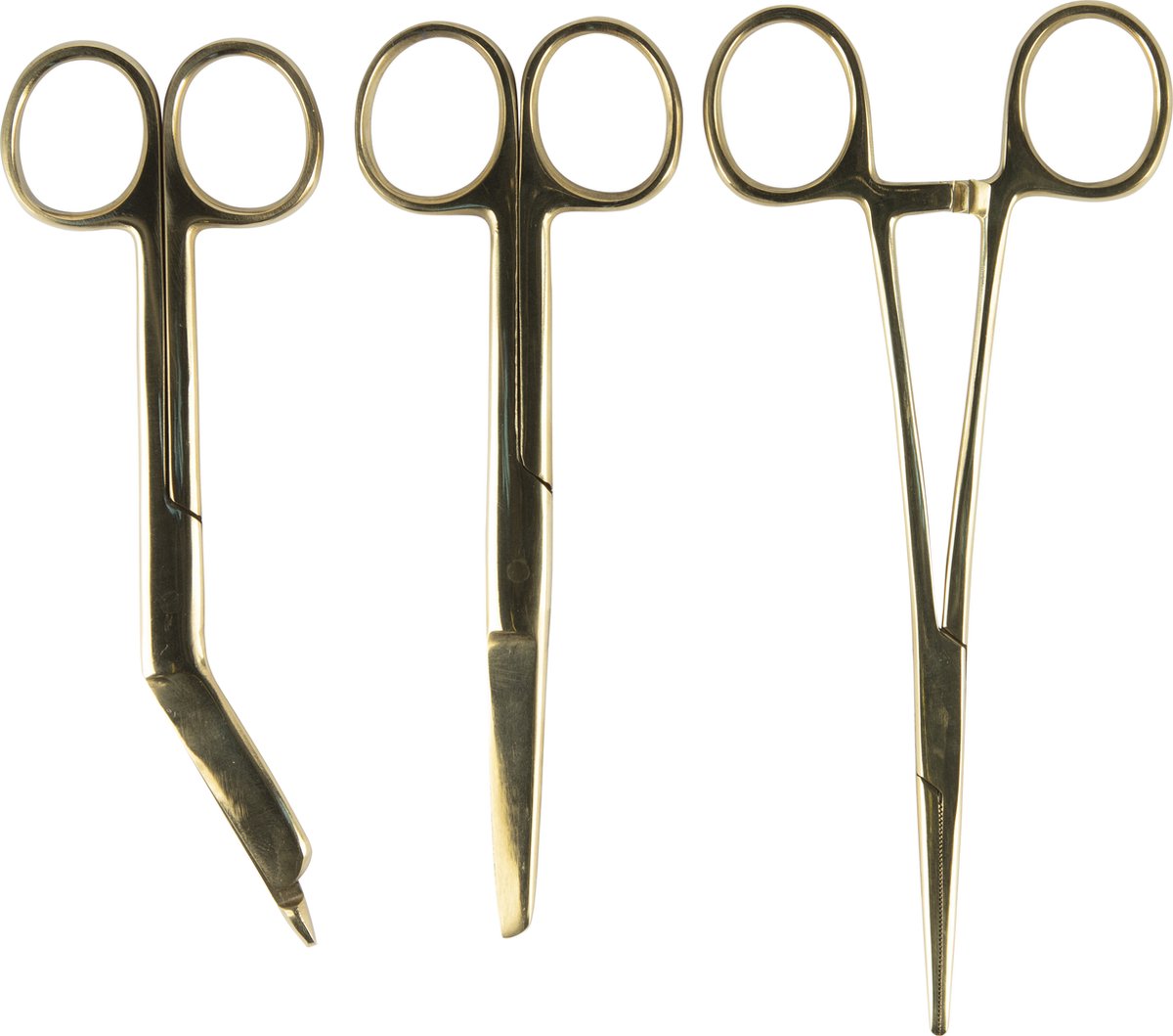 Goedkoopste Verpleegkunde set Goud - Mast Medical – Kocher – Verbandschaar – Chirurgische Schaar - Verpleegkundige - Verpleegkunde