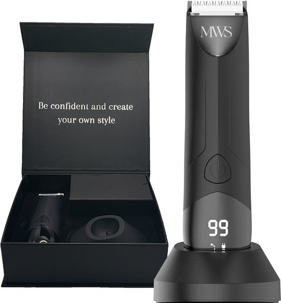 MWS® - Model Platum - Bodygroomer Mannen - Shaver voor Schaamstreek & Lichaam