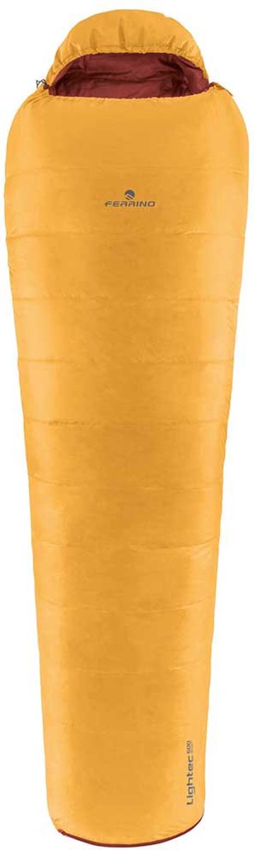 Ferrino Sleepingbag Lightech 500 Duvet Rds Down Slaapzak Oranje Long Man,Vrouw