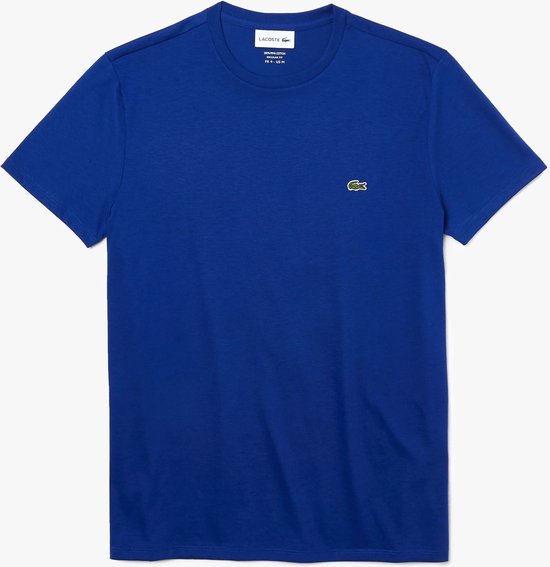 Lacoste T-shirt met Ronde Hals Blue BDM Maat XS