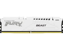 Kingston Technology FURY Beast 32GB 5200MT/s DDR5 CL40 DIMM (set van 2) White XMP