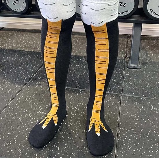 Chaussettes de poulet - Chaussettes de cuisse de poulet - drôles - chaussettes de sport - chaussettes de poulet - chaussettes hautes - chaussettes de genou - cadeau - cadeau