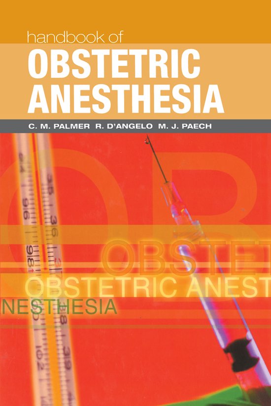 Handbook of Obstetric Anesthesia - cover