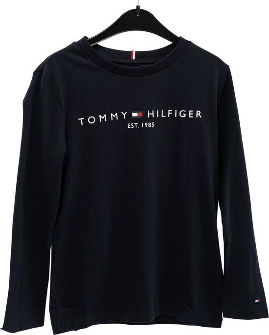 Tommy Hilfiger U ESSENTIAL TEE L/S, DW5 Unisex T-Shirt - Desert Sky - Maat 10