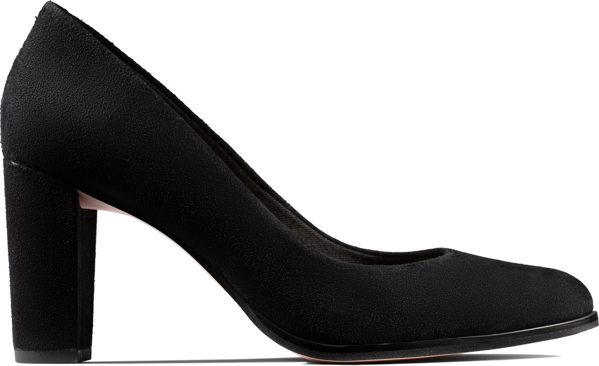 Clarks Damesschoenen Kaylin Cara D black suede