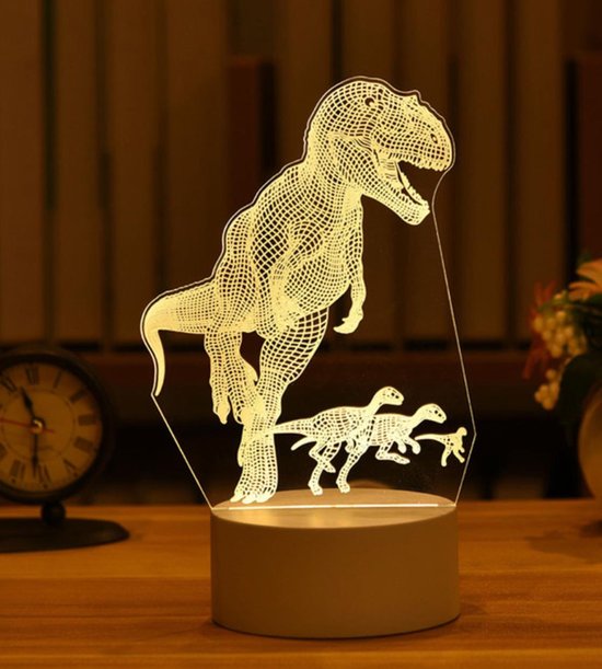 Veilleuse - Lampe LED 3D - manette de jeu - Lumière Wit - lampe de