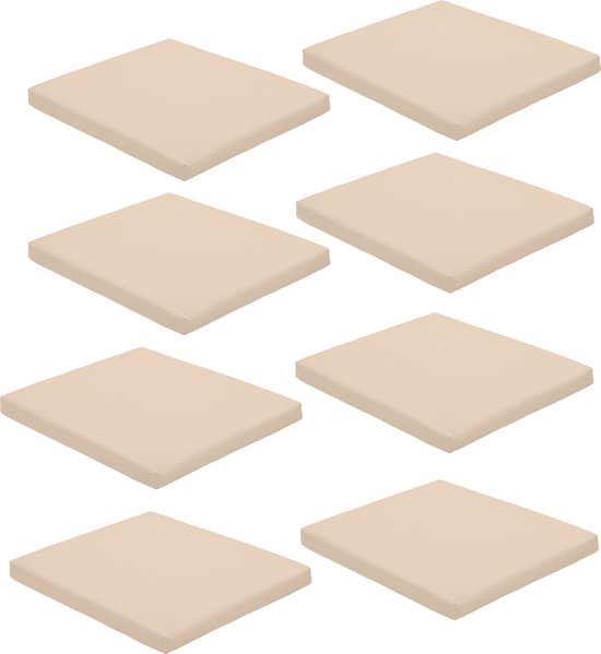 Hypoallergenic Coussin de siège de chaise de jardin antidérapant Coussin hypoallergénique résistant à l' Water Coussinets épais de qualité Groot pour l'intérieur et l'extérieur Ties sécurisées