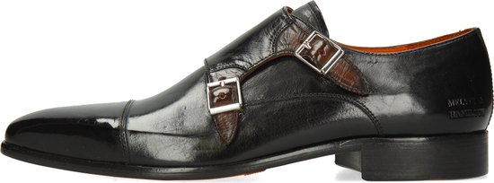 PU Monk Strap Loafer In Black | UK