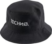 Techno Bucket Hat - Rave - Festival - Hoed - Sustainable - Zwart