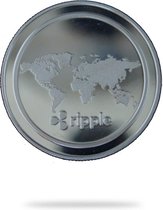 CHPN - XRP-Munt - Ripple - COINS - Bitcoin - Zilverkleurig - Cryptotoken - Token - XRP