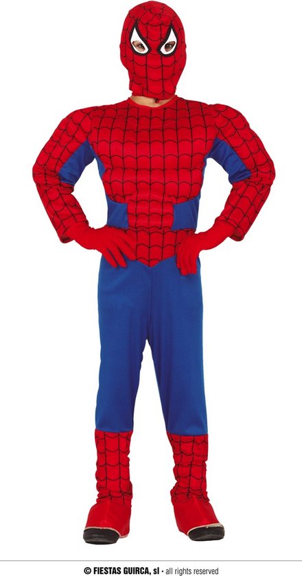 Costume de Spiderman | Costume Spiderman Le Sauveur du Monde pour Enfant |  Taille 176... | bol