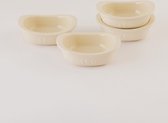 Balance Crème Brûlée Schaaltjes, Set van 4 Stuks, 0.2 L, Vierkant, Keramiek - BergHOFF | Leo Line