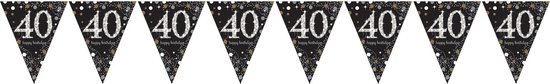 Slingers 40 jaar (4m) sparkling gold
