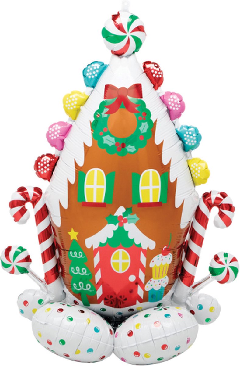 Amscan - Airloonz - Gingerbread House 81 x 129 cm