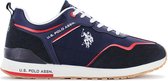 U.S. POLO ASSN. Tabry 002 - Heren Sneakers Schoenen Blauw DBL-RED04 - Maat EU 45 US 11