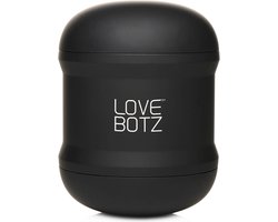 Love Botz - Masturbator - 10X Cyber Stroke Vibrating Stroker - Dubbele open uiteinden - zwart