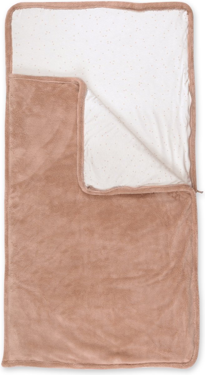 BEMINI Kinderslaapzak - Camping Bag 70x140cm - TOG 3 - Knus cocon - Natural
