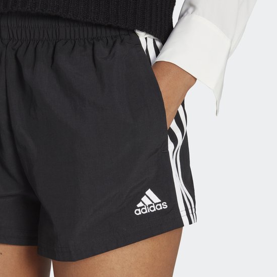 Adidas Sportswear Essentials 3-Stripes Woven Short - Dames - Zwart
