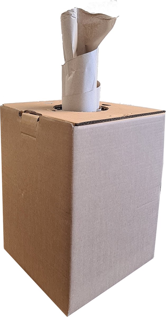Ace Verpakkingen - Opvulpapier - Opvulmateriaal - 450 Meter op Rol - 1,5m³ - Incl. Dispenserdoos - 70 g/m² - XL Rol - Merkloos