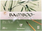 Papier Aquarelle Bamboo Clairefontaine - 24x32cm - 250g