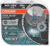 Lampe Halogène Osram H7 12V 55W - Wit/ Bleu Glacé 5500K Intense - Cool Blue Next Gen - Set 2 pièces