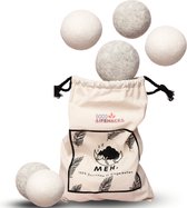 Goodlifehacks Dryer Balls XL - Boules de séchage - Boule à linge - Sèche-housse de couette - Durable - Machine à laver - Adoucissant - Zéro déchet - Peau de mouton - Laine