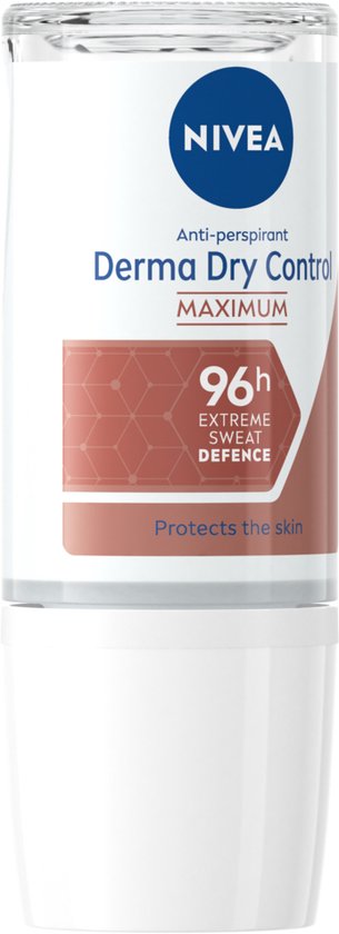 NIVEA Derma Control Maximum Anti-transpirant Deo Roller - Tot 96 uur ...