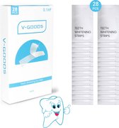 V-Goods Premium Whitening Strips - Tandenbleek strips - 14 x tandenbleek strips DIRECT resultaat - Tandenbleekset - Tandenblekers