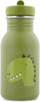 Trixie Gourde - Mr. Dino - Gourde en acier inoxydable pour enfants - 350ml - Bouteille anti-fuite - Verte