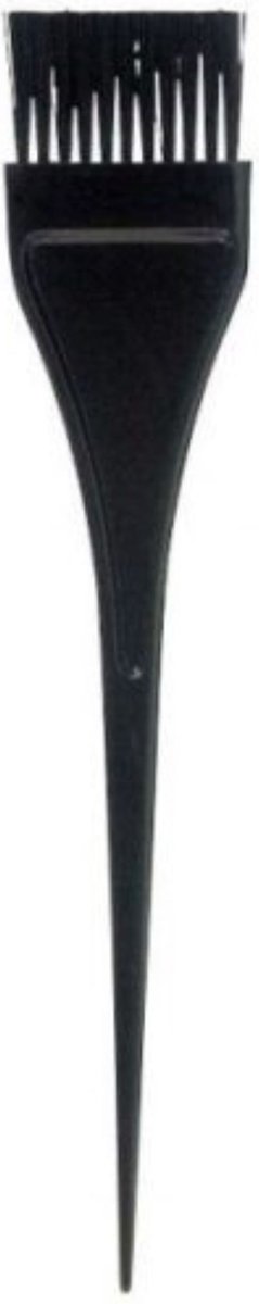 kapperskwast (smal) - haarverfkwast - zwart - haarverf kwast - 3,5 x 21 cm