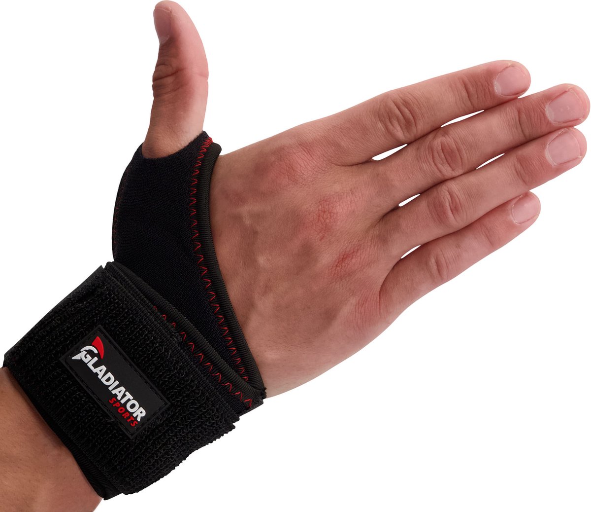 Gladiator Sports Polsbrace met duimopening