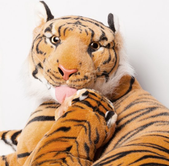 BRUBAKER Set van 2 Tijger Knuffels - Baby Grote Kat
