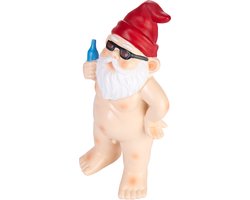BRUBAKER Naakte Tuinkabouter - Nudist Kabouter met Bier en Zonnebril - Grappig Frivool Nudist Tuinbeeldje - Weerbestendige Decoratie voor Tuin en Camping - Tuindecoratie voor Buiten - 23 cm BRUBAKER Naakte Tuinkabouter - Nudist Kabouter met Bier en Zonnebril - Grappig Frivool Nudist Tuinbeeldje - Weerbestendige Decoratie voor Tuin en Camping - Tuindecoratie voor Buiten - 23 cm