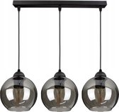 Hanglamp Smoking Glass - 3-lichts - Smoke Glas - 3 bollen - Rookglas