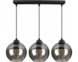 Hanglamp Smoking Glass - 3-lichts - Smoke Glas - 3 bollen - Rookglas