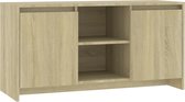 vidaXL - Tv-meubel - 102x37,5x52,5 - cm - bewerkt - hout - sonoma - eikenkleurig